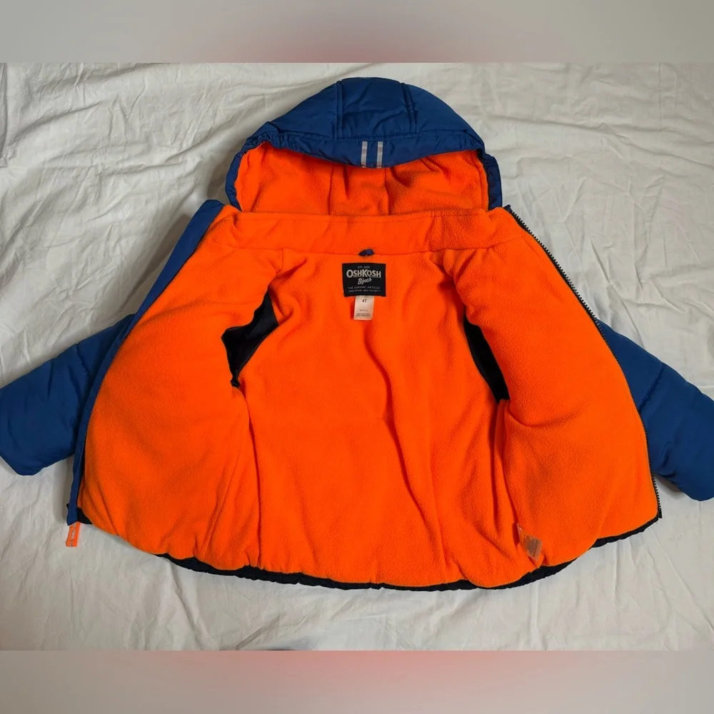 4T Toddler Boy OshKosh B’gosh Coat & Snowsuit/Bibs - 4T Toddler Boy Clothes - Picture 5 of 9